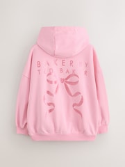 Baker by Ted Baker Fluro Pink Hoodie - Image 2 of 5