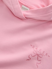 Baker by Ted Baker Fluro Pink Hoodie - Image 3 of 5