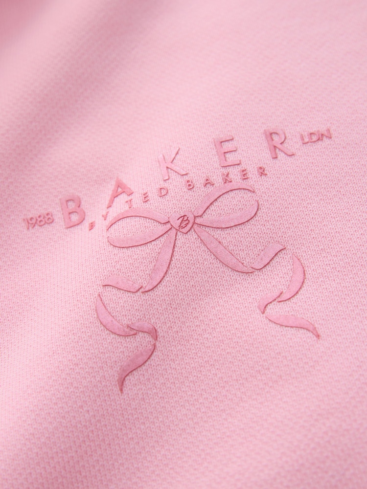 Baker by Ted Baker Fluro Pink Hoodie - Image 5 of 5