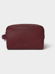 Osprey London Brown The Arlington Leather Washbag - Image 1 of 4