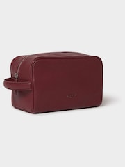 Osprey London Brown The Arlington Leather Washbag - Image 2 of 4