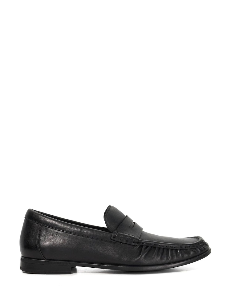 Dune London Black Sammi Loafers - Image 1 of 5