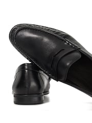 Dune London Black Standard Fit Flexi Sole Sammi Loafers - Image 6 of 6