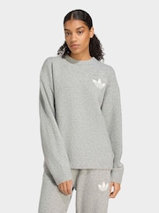 Gri - adidas Originals Knitted Jumper - Imaginea 1 din 6