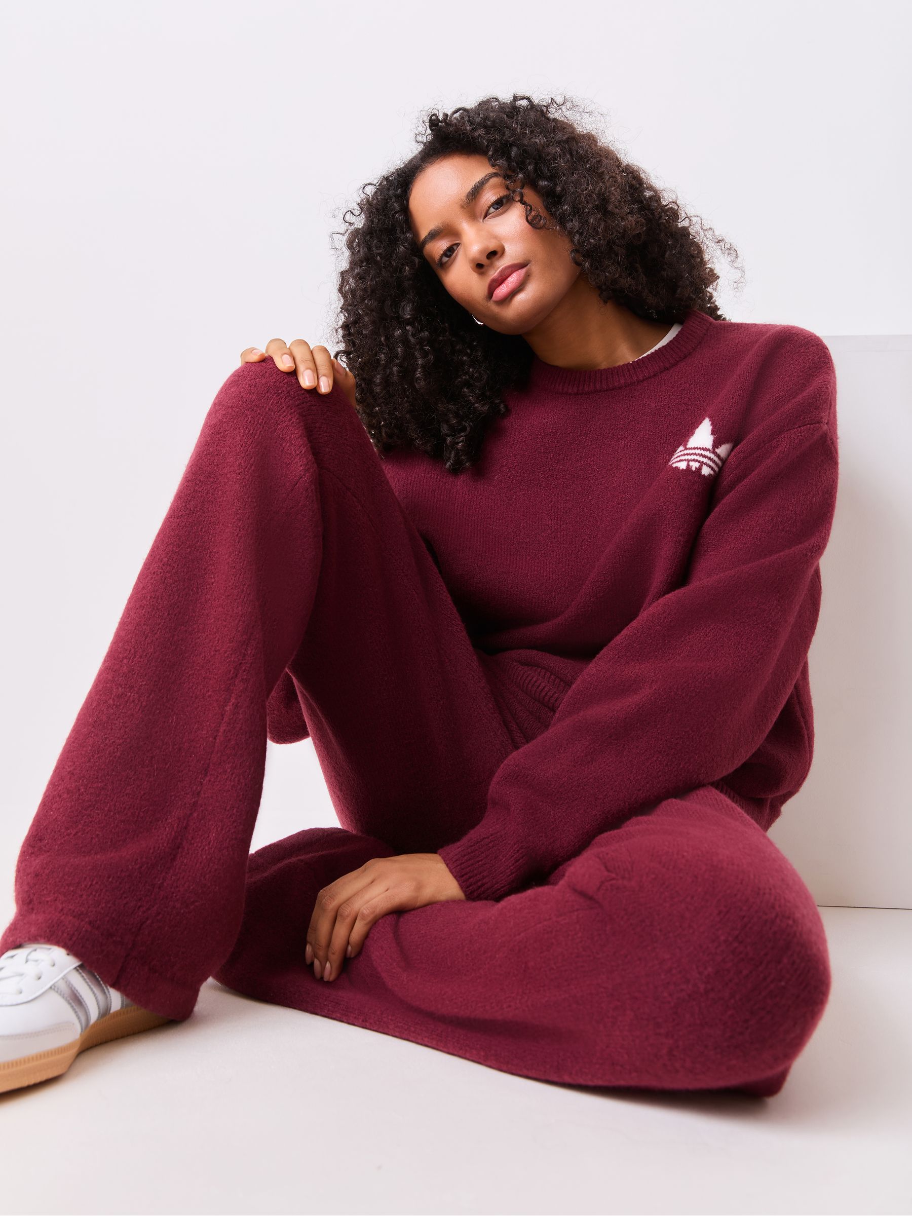 Buy adidas Originals Red Knitted Jumper from Next USA