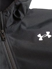 Under Armour Black Ua Manataug Solid Windbreaker Jacket - Image 2 of 7