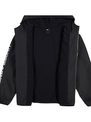 Under Armour Black Ua Manataug Solid Windbreaker Jacket - Image 6 of 7