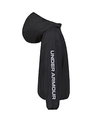 Under Armour Black Ua Manataug Solid Windbreaker Jacket - Image 7 of 7