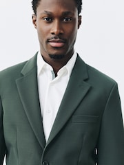 Slate Muscle Fit Motionflex Super Stretch Textured Suit Jacket - Image 5 of 15