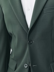 Slate Muscle Fit Motionflex Super Stretch Textured Suit Jacket - Image 6 of 15