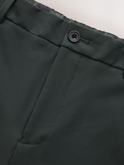 Green Muscle Fit Motionflex Super Stretch Textured Suit Trousers - Image 10 of 11
