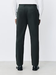 Green Muscle Fit Motionflex Super Stretch Textured Suit Trousers - Image 3 of 11
