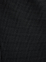 Black Muscle Fit Motionflex Super Stretch Textured Suit Jacket - Image 9 of 13