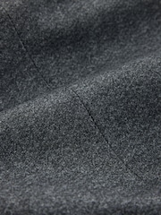Grey Muscle Fit Motionflex Stretch Flannel Suit Jacket - Image 9 of 15