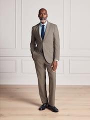 Sage Green Signature Muscle Fit Motionflex Stretch Tollegno Italian Wool Rich Suit Trousers - Image 2 of 5