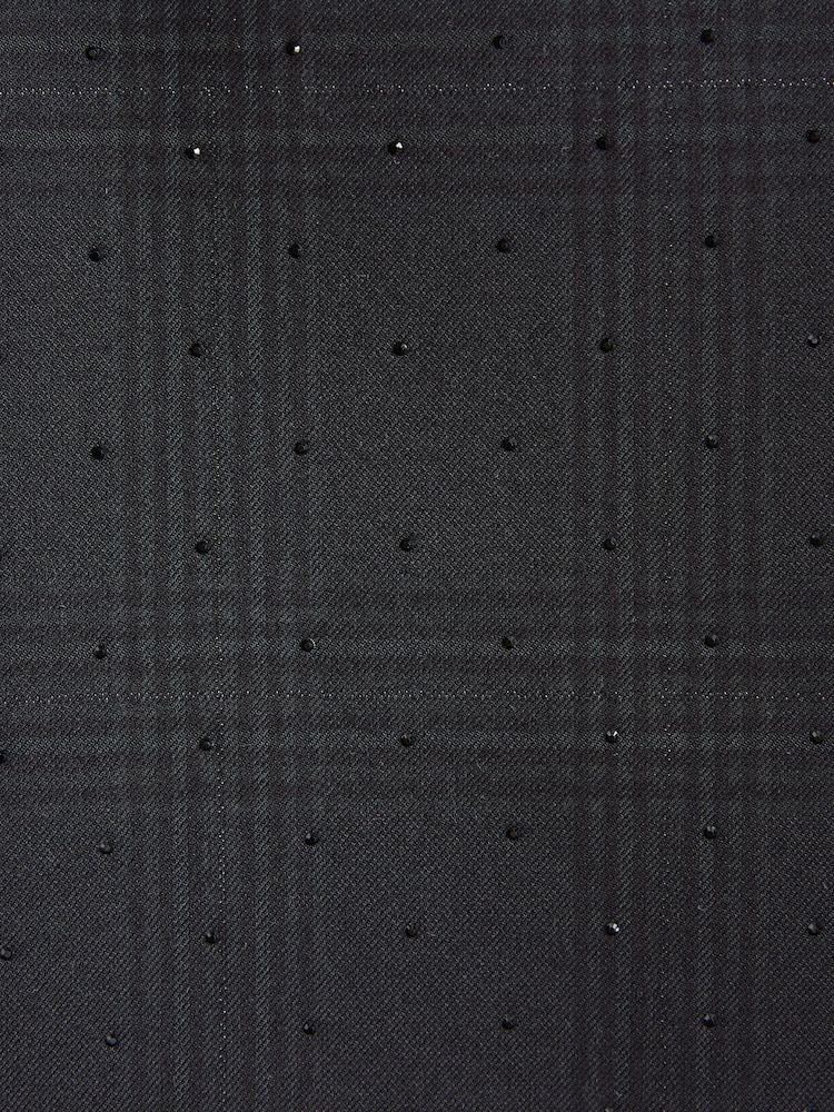 Black Regular Fit Check Sparkle Tuxedo Suit Jacket - Image 11 of 11 Black Regular Fit Check Sparkle Tuxedo Suit Jacket - Image 11 of 11