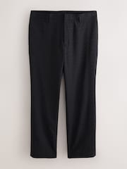 Black Regular Fit Check Sparkle Tuxedo Suit Trousers - Image 5 of 9