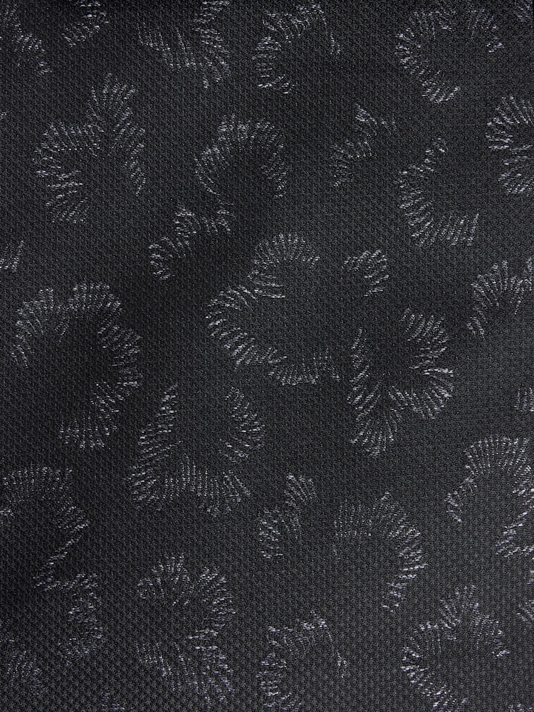 Navy Regular Fit Tuxedo Patterned Textured Suit Jacket - Image 13 of 13 Navy Regular Fit Tuxedo Patterned Textured Suit Jacket - Image 13 of 13