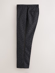 Navy Regular Fit Tuxedo Patterned Textured Suit Trousers - Image 8 of 11