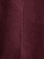Burgundy Red Loose Fit Corduroy Suit Jacket - Image 14 of 14