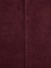 Burgundy Red Loose Fit Corduroy Suit Trousers - Image 10 of 10