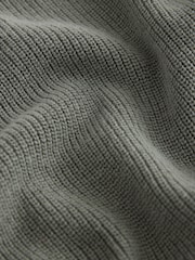 Green Without Stag Cotton Crew Neck Knitted Jumper (3-16yrs) - Image 3 of 4