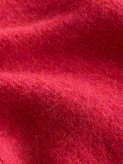 College-Grafik, Rot - Langarm-Strickpullover mit Rundhalsausschnitt und Wolle - Bild 9 von 9