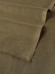 Osprey London Purple The Boxed Cotton Wrap Scarf - Image 5 of 5