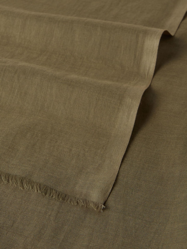 Osprey London Purple The Boxed Cotton Wrap Scarf - Image 5 of 5 Osprey London Purple The Boxed Cotton Wrap Scarf - Image 5 of 5