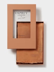 Osprey London Purple The Boxed Cotton Wrap Scarf - Image 1 of 5