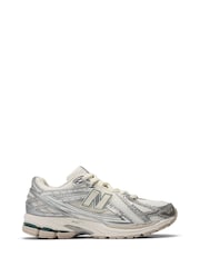 New Balance White/Silver 1906 Trainers - Image 1 of 14