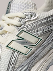 New Balance White/Silver 1906 Trainers - Image 14 of 14