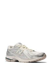 New Balance White/Silver 1906 Trainers - Image 6 of 14