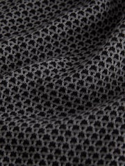 Monochrome Textured Knitted Popper Neck Polo Shirt (3-16yrs) - Image 3 of 4