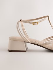 Tan Brown Forever Comfort® Low Block Hardware Sandals - Image 7 of 9