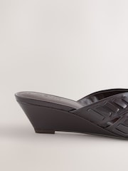 Chocolate Brown Forever Comfort® Weave Low Wedges - Image 5 of 5
