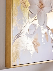Lipsy Set of 2 Gold Magnolia Wall Art - Image 4 of 6