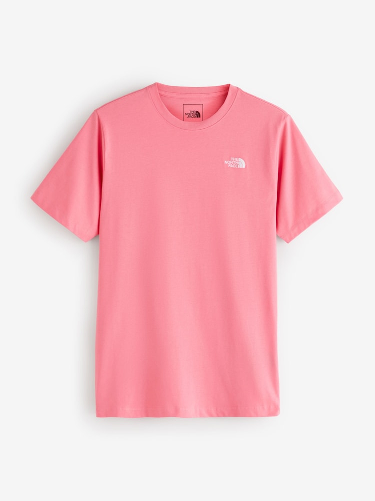The North Face Pink The North Face Simple Dome T-Shirt - Image 1 of 1