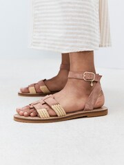 Camel/Brown Sandals - Image 4 of 10