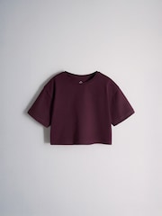 The Set 5 Pack Cropped Oversized T-Shirt Pink/Purple/White - Image 7 of 13