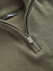 Khaki Green Quarter Zip Jumper (3-16yrs) - Image 3 of 4