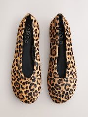 Leopard Forever Comfort® Swung Toe Ballet Flats - Image 1 of 11