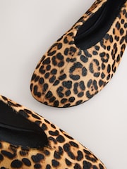 Leopard Forever Comfort® Swung Toe Ballet Flats - Image 10 of 11