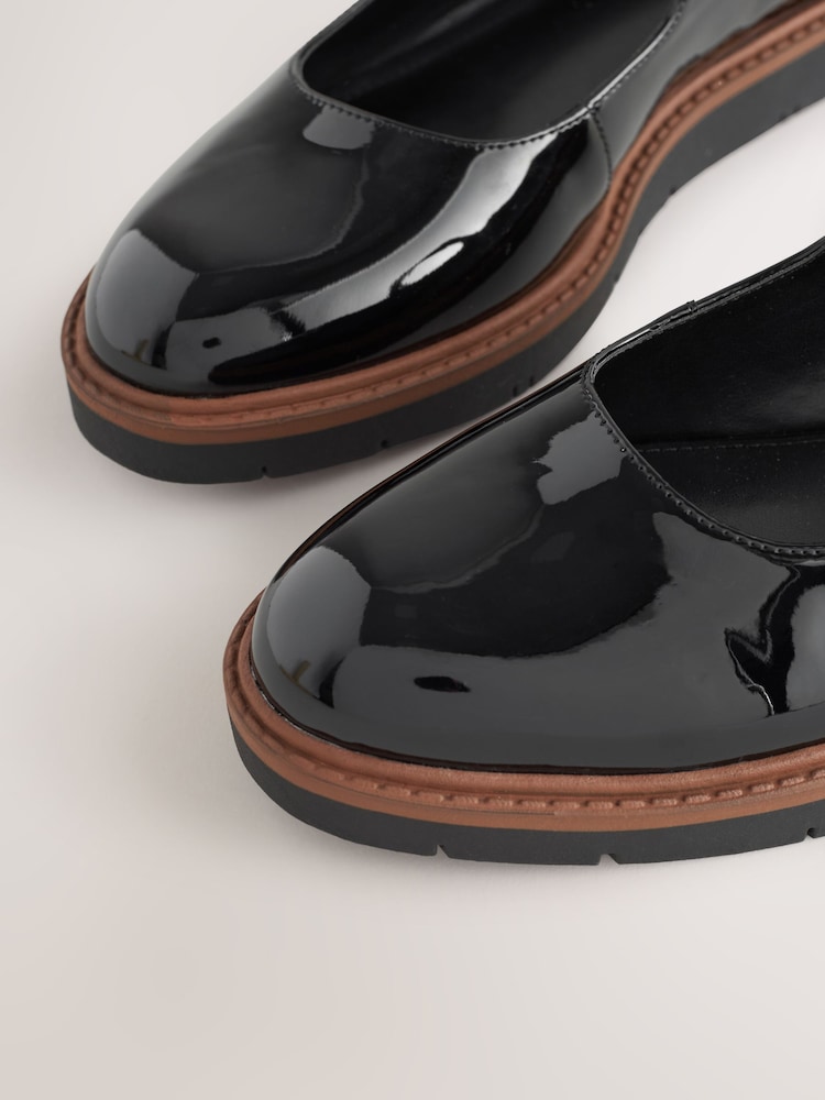 Black Forever Comfort® Chunky Sole Mary Jane Shoes - Image 9 of 9 Black Forever Comfort® Chunky Sole Mary Jane Shoes - Image 9 of 9