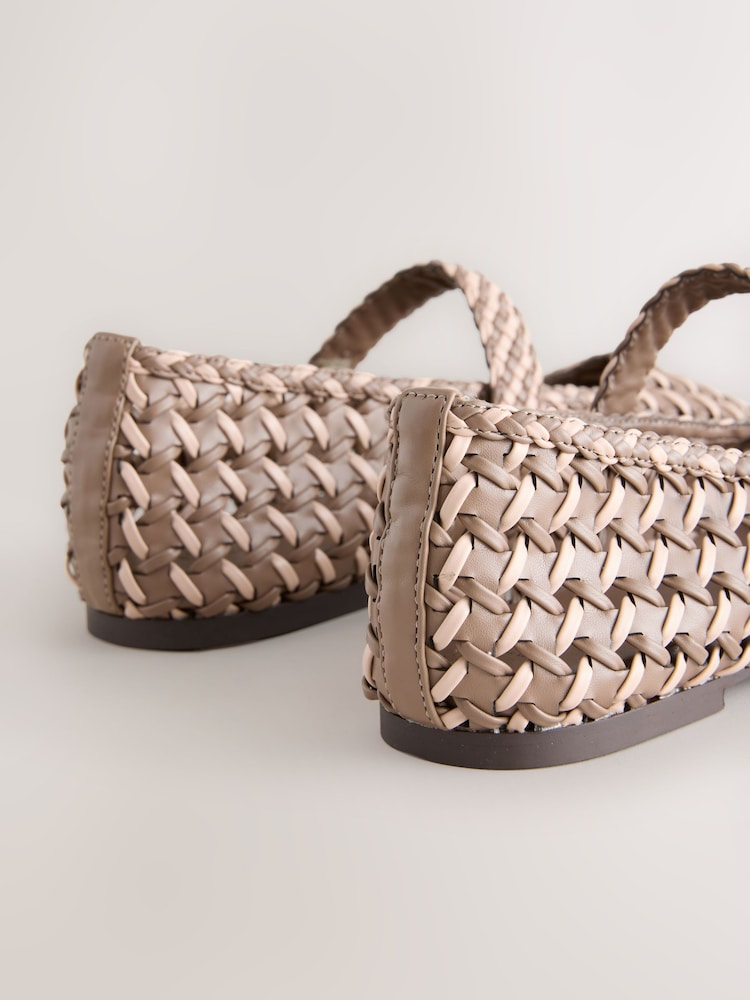 Camel Forever Comfort® Weave Mary Jane Flats - Image 8 of 8 Camel Forever Comfort® Weave Mary Jane Flats - Image 8 of 8