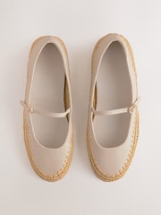 Neutral Forever Comfort® Raffia Mary Jane Shoes - Image 1 of 9