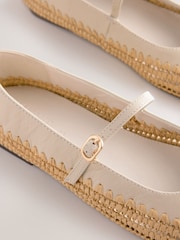 Neutral Forever Comfort® Raffia Mary Jane Shoes - Image 9 of 9