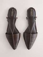 Marrón chocolate - Forever Comfort® Point To Hurache Zapatos planos - Imagen 1 de 10