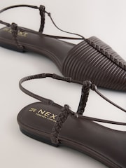 Marrón chocolate - Forever Comfort® Point To Hurache Zapatos planos - Imagen 10 de 10
