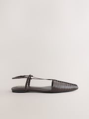 Marrón chocolate - Forever Comfort® Point To Hurache Zapatos planos - Imagen 8 de 10